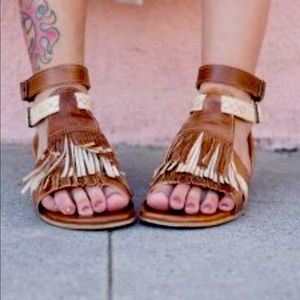 Bed Stu Fringe Sandals